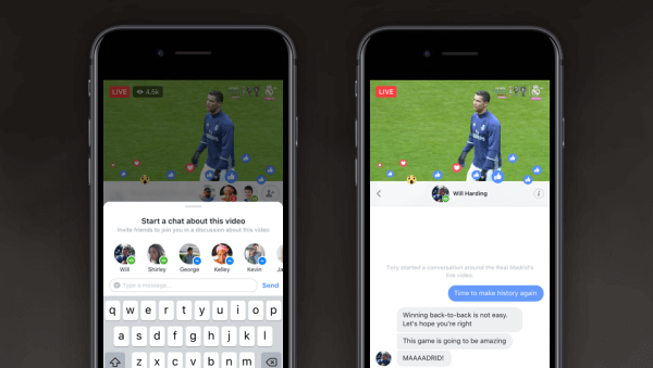 Facebook představil Live Chat With Friends a Live With, dvě nové funkce, které usnadňují sdílení zážitků a připojení v reálném čase se svými přáteli na Live. 