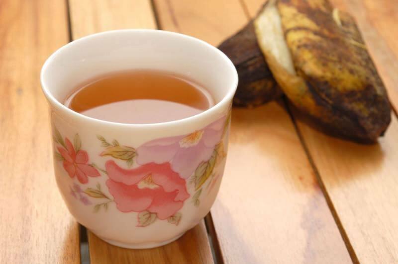 banánový čaj usnadňuje trávení