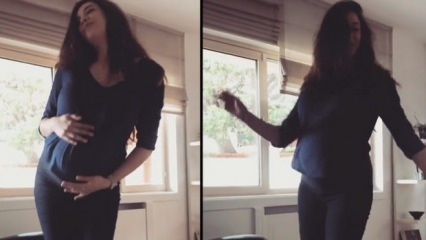 Sedmiměsíční těhotná Azra Akın tančila takto