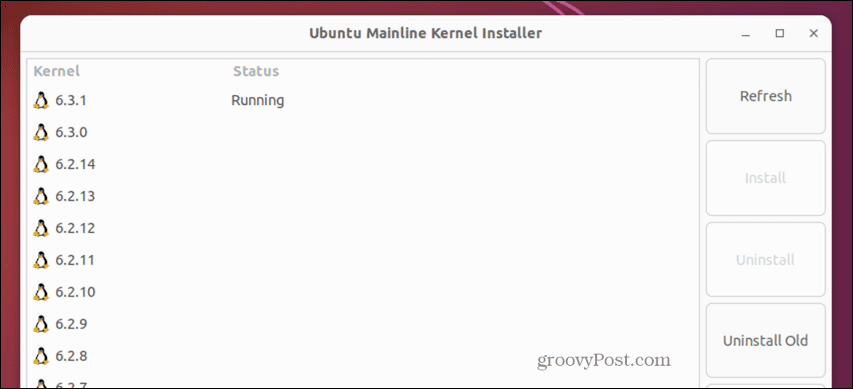 hlavní aplikace ubuntu