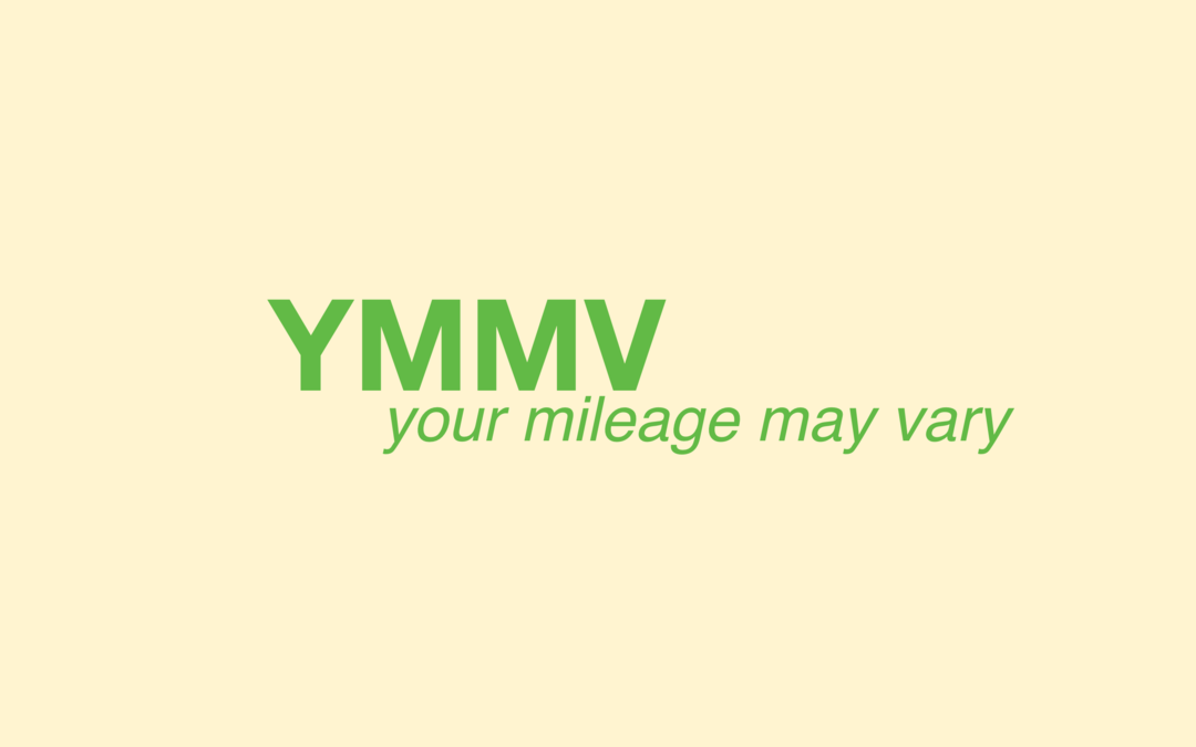 Co znamená „YMMV“ a jak jej mohu použít?