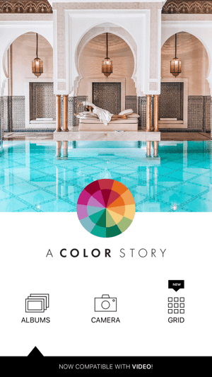 Vytvořte první příběh příběhu A Color Story, který ukazuje možnosti nahrávání.