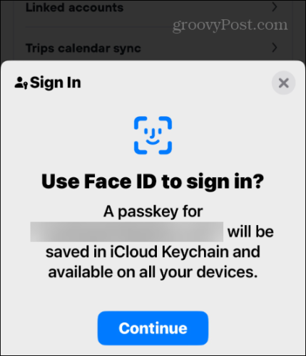 používat ID obličeje s přístupovým klíčem iphone