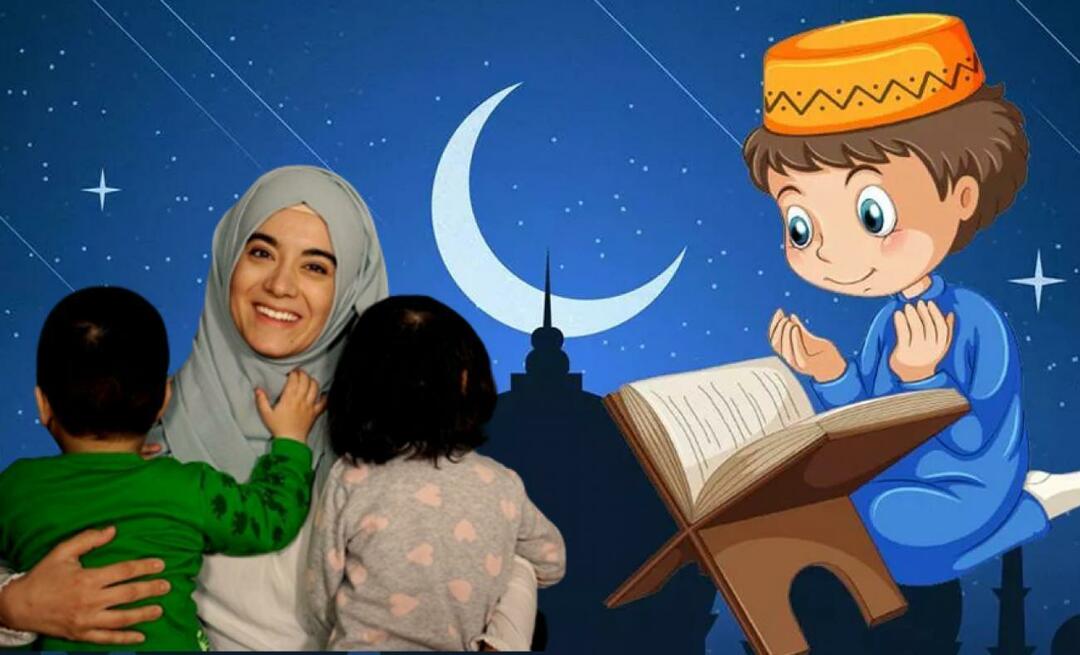 Jak zprostředkovat lásku ramadánu dětem? 3 tipy, jak zprostředkovat lásku ramadánu dětem...