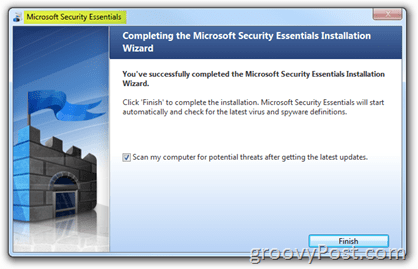Nainstalujte si Microsoft Security Essentials