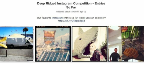 příklad soutěže instagram