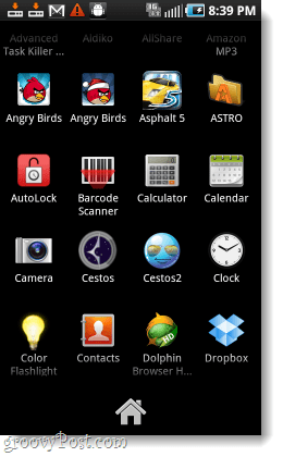 nová zásuvka pro aplikaci pro Samsung Galaxy epic 4g