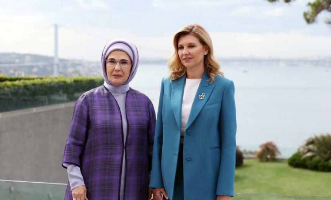Emine Erdoğan hostila Olenu Zelenskou, manželku prezidenta Ukrajiny!