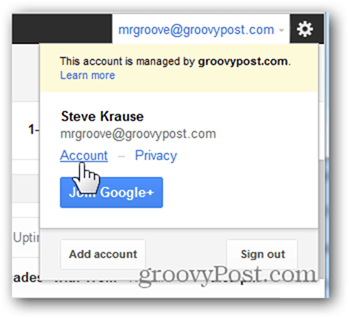 google 2 factor click account