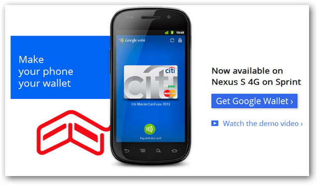 Peněženka Google NFC