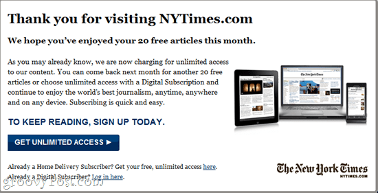 obejít NYtimes Paywall