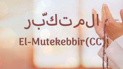 Co znamená al-Mutakabbir? Al Mutakabbir