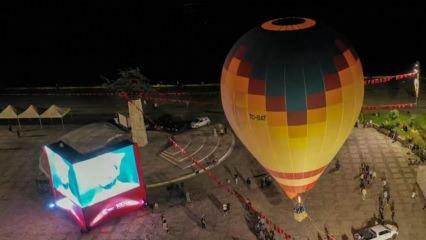 Festival kulturní cesty Ephesus pokračuje: Balony přivezené z Nevşehiru