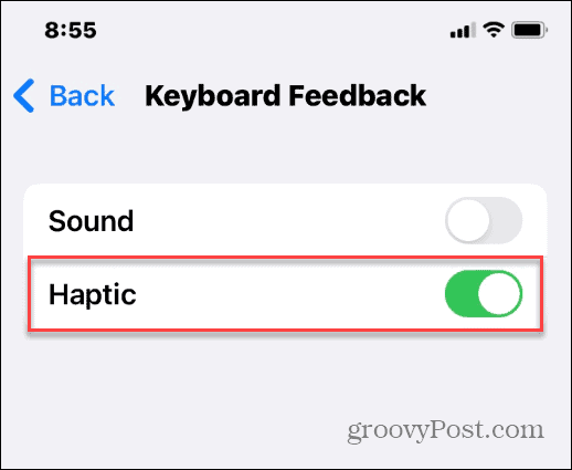 Povolte hmatovou zpětnou vazbu na klávesnici iPhone