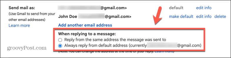 odpověď z gmailu