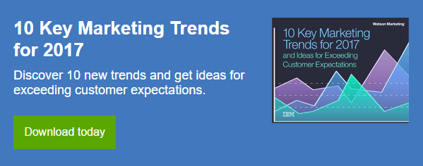 10 klíčových marketingových trendů pro rok 2017 a nápady, jak překonat očekávání zákazníků