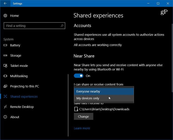 1 Povolte nastavení Windows Share Share Windows 10