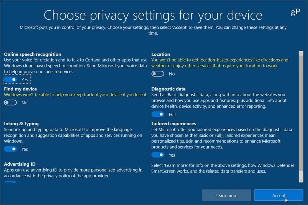 Chcete-li odstranit a stáhnout historii aktivit, použijte řídicí panel Microsoft Privacy