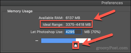 ideální RAM photoshop