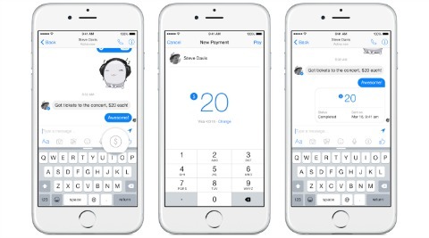 Facebook přidává funkci platby do Messengeru