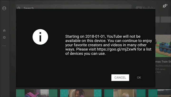 Požární televize YouTube již není k dispozici
