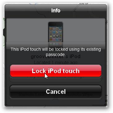 zamkněte dotek ipod nebo iphone, abyste zabránili přístupu