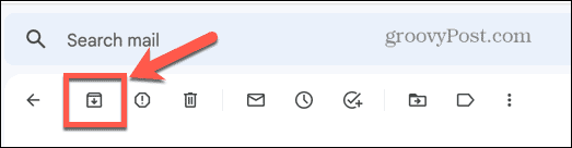 ikona archivu gmail