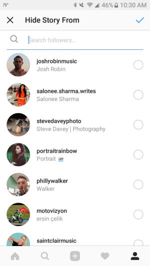 Konkrétním následovníkům Instagramu můžete zablokovat zobrazování vašich příběhů.