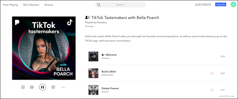 Tastemakers TikTok s Bellou Poarch na Pandoře