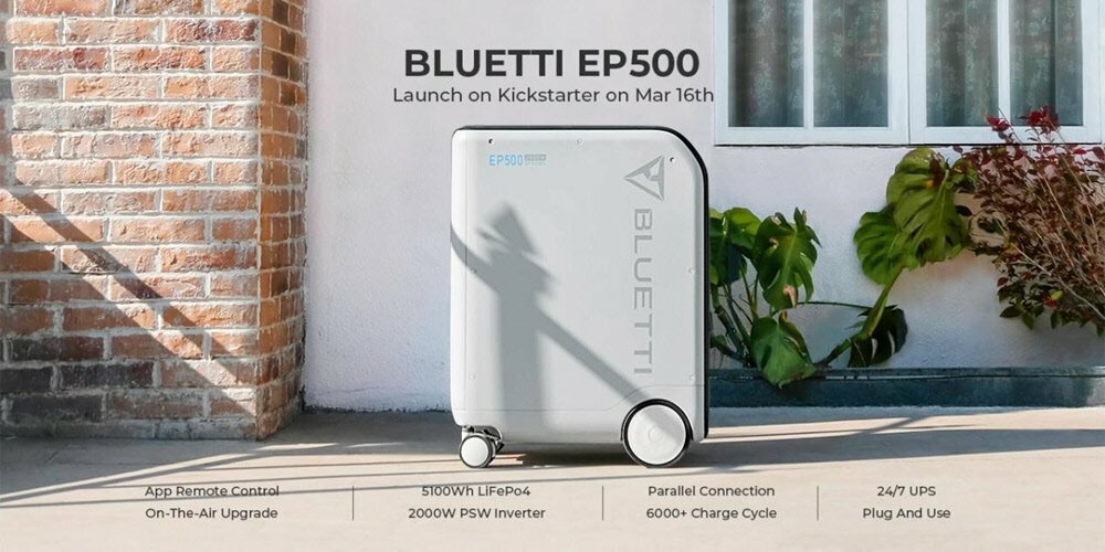 Událost rozdání debutu domácí elektrárny BLUETTI EP500