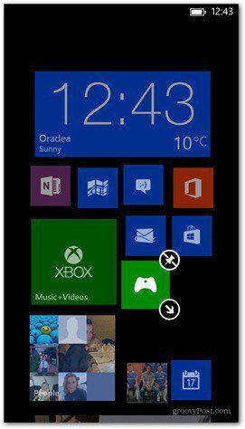 Windows Phone 8 přizpůsobuje dlaždice 2