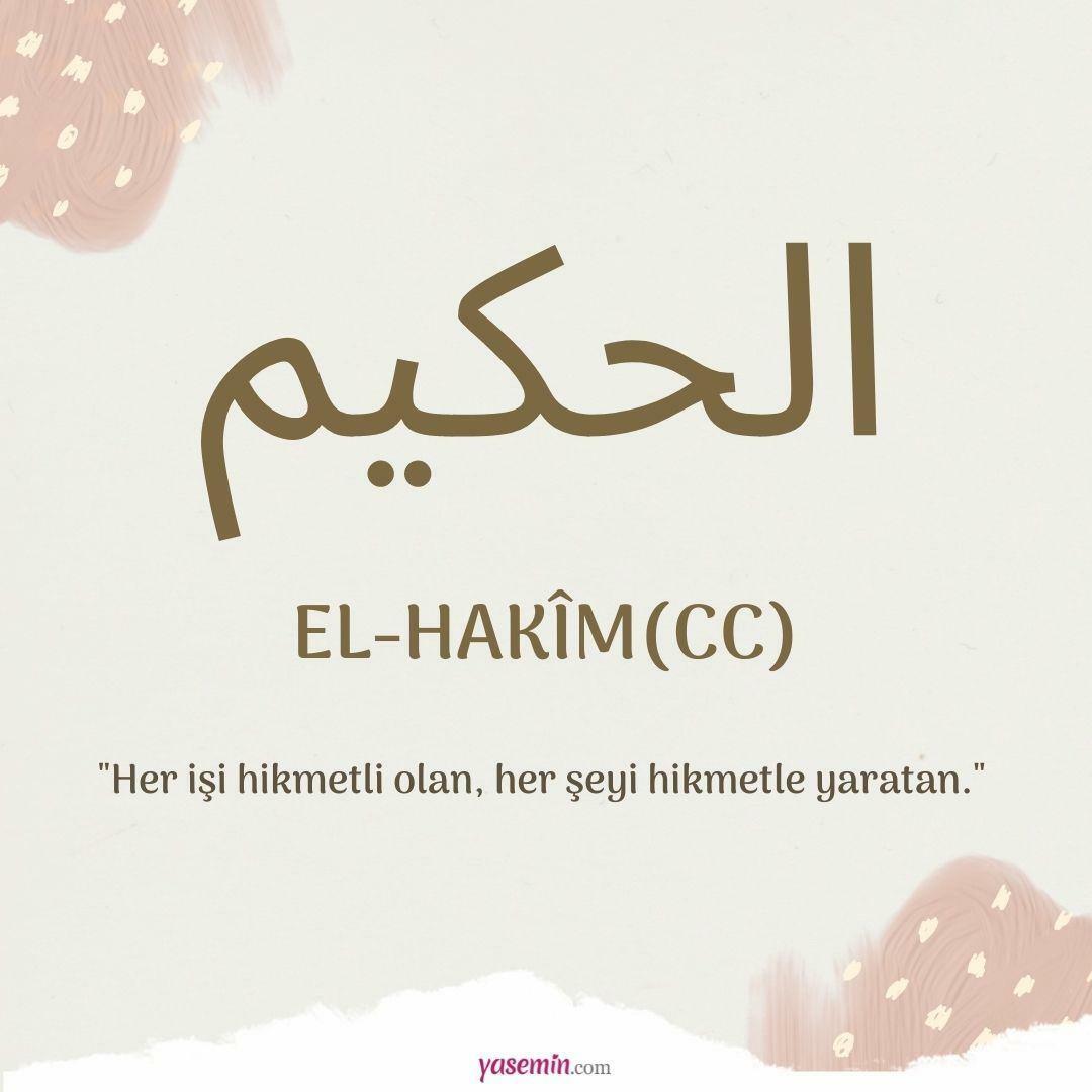 Co znamená al-Hakim (cc)?