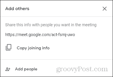 Připojte se k informacím Google Meet