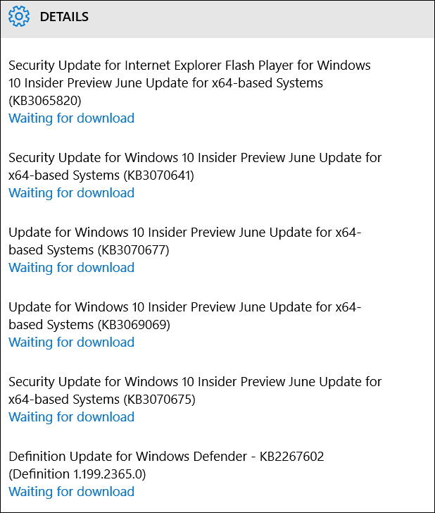 Windows 10 Build 10130 Zabezpečení a opravy chyb jsou dnes k dispozici