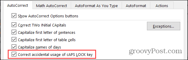 Automatické opravy Caps Lock ve Windows