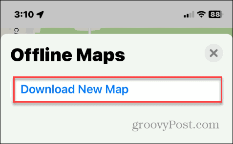 Stáhněte si novou mapu pro použití offline