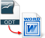 Výukový program pro převod souborů Groove ODT do Wordu