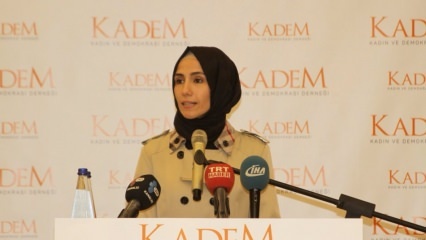 Sümeyye Erdoğan Bayraktar se účastní otevření KADEM