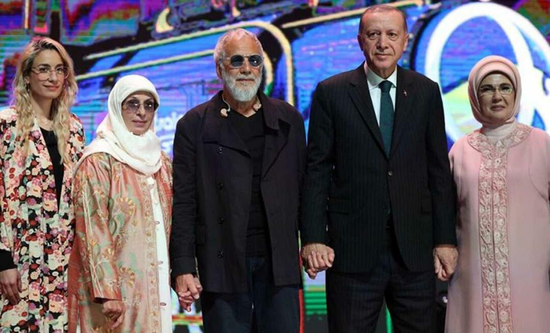 Yusuf Islam dal svou kytaru prezidentu Erdoganovi!