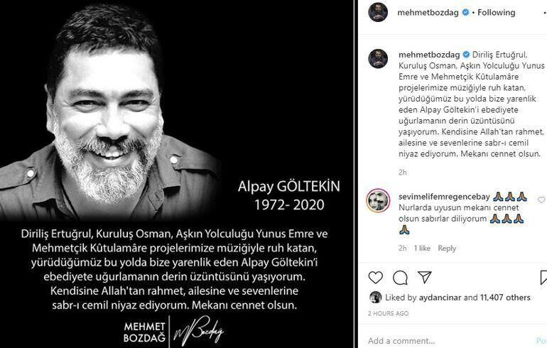 Hudebník Alpay Göltekin vyslal na své poslední cestě