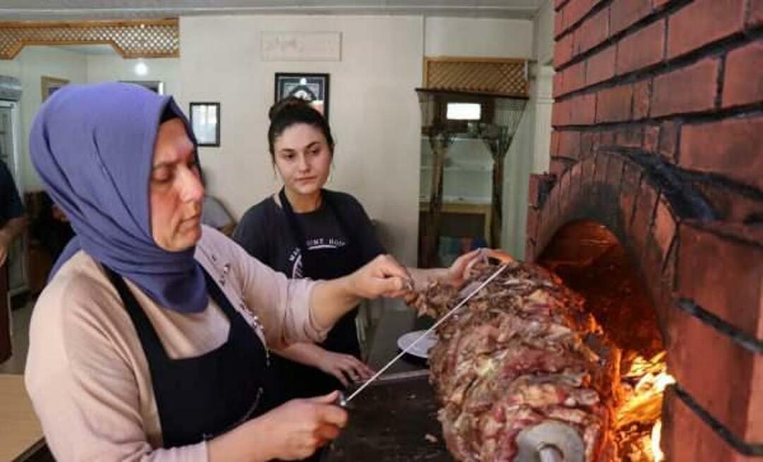 První od matky a dcery v Erzurumu! Provozují obchod s cag kebabem