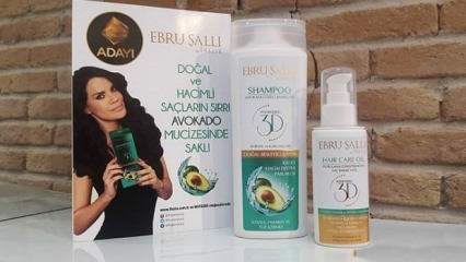 Ebru Şallı 3D avokádový extrakt šampon recenzi