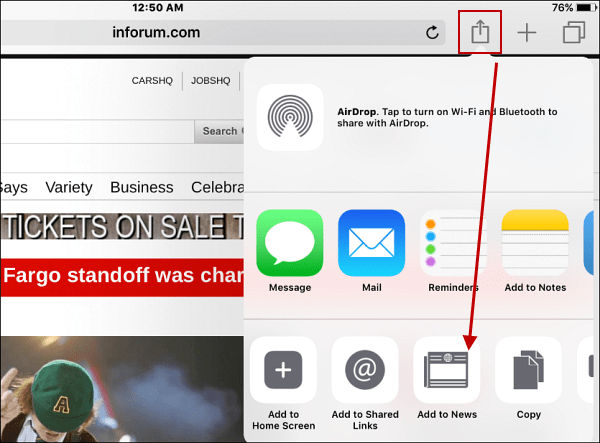 Aplikace pro iOS Apple News: Přidejte RSS kanály pro weby, které opravdu chcete