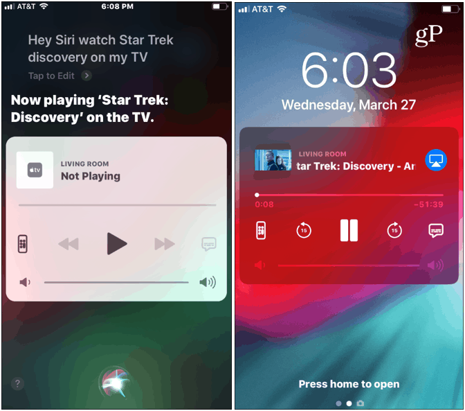 Používejte Siri s Apple TV od iPhone