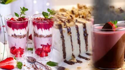 Získá mléčný sladký dezert hmotnost? Kolik kalorií jsou lehké dezerty? Namontujte recept na mléčný dezert