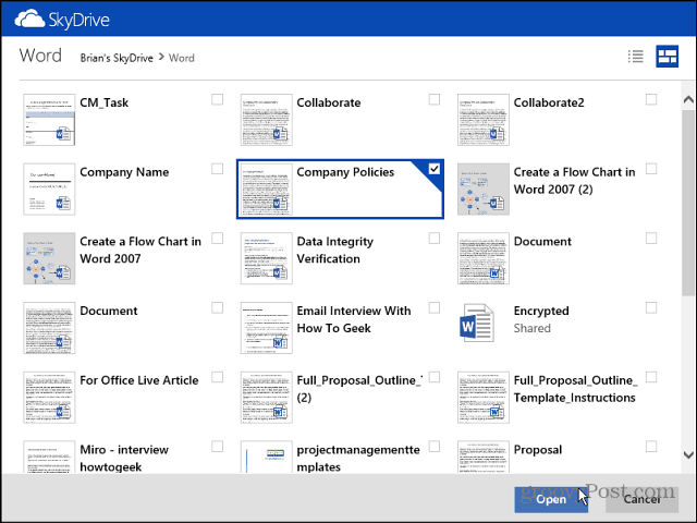 Jak sdílet soubory ze SkyDrive v Outlook.com