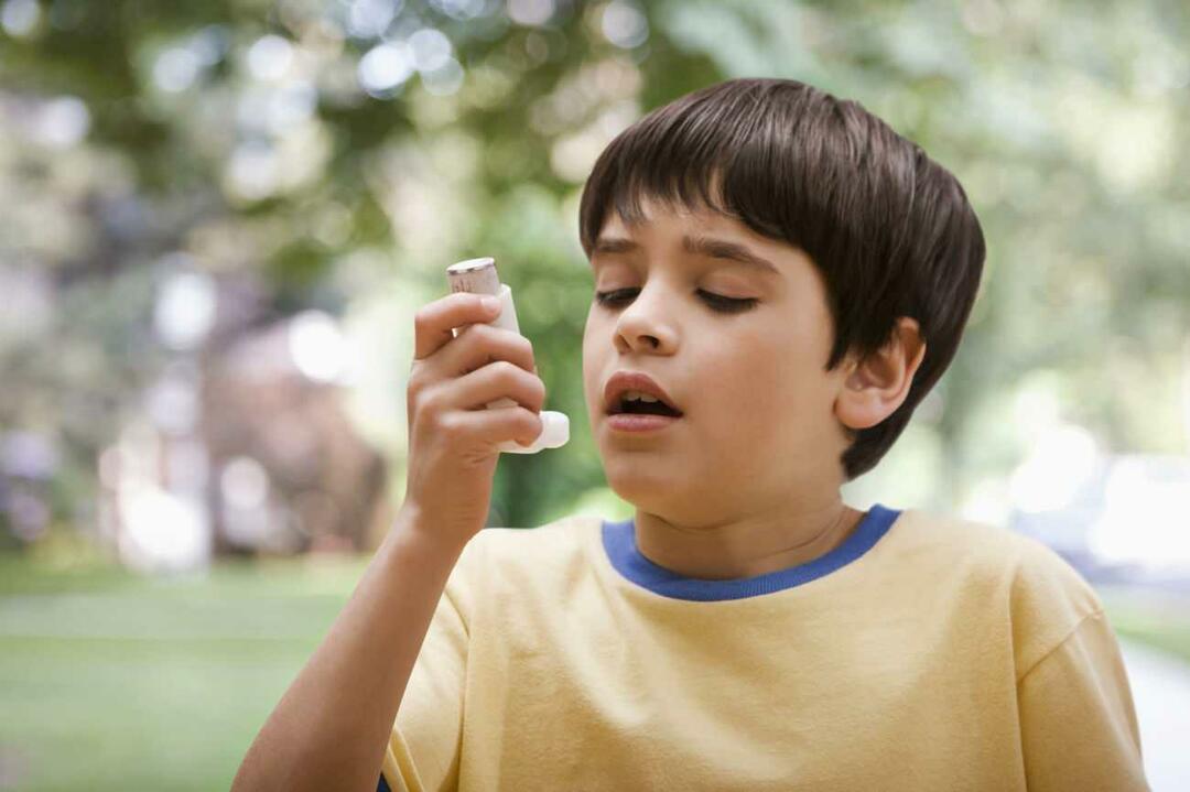 astmatické dítě