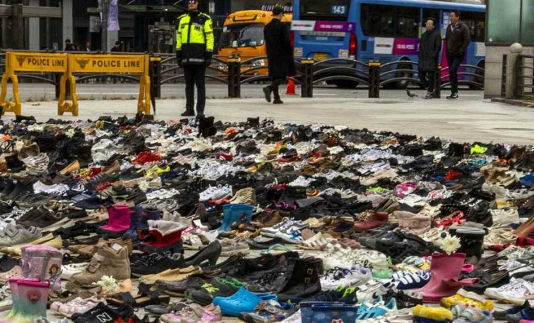 Lekce lidskosti z Jižní Koreje! Seřadili stovky bot na náměstích pro Palestinu