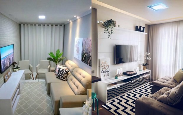 nápady dekorace obývacího pokoje 2020