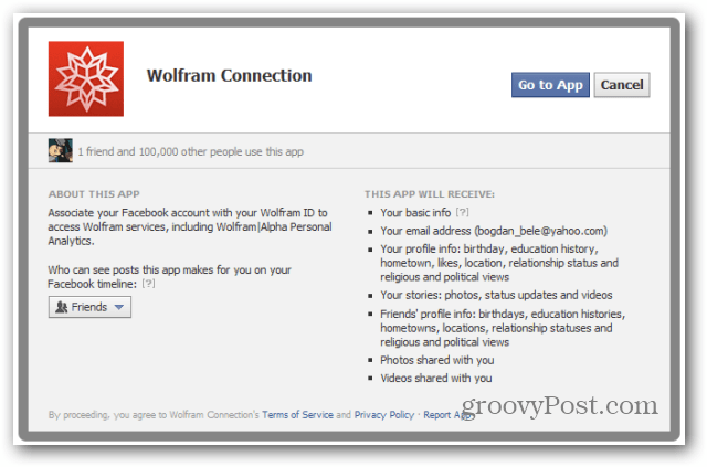 wolfram alpha facebook report facebook přejít na aplikaci